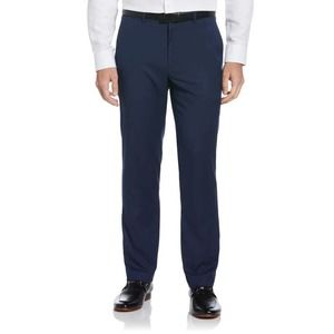 Perry Ellis Slim Fit Washable Suit Pant in Navy Blue size 33x30